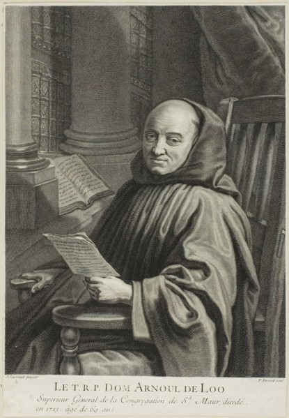Portrait of Father Arnoul de Loo, n.d. Creator: Pierre Imbert Drevet.