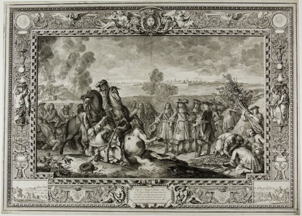 The Siege of Douai of 1667, 1682. Creator: Sebastien Le Clerc.