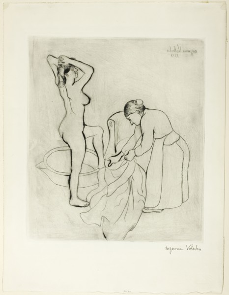 Woman at Her Bath, 1908. Creator: Suzanne Valadon.