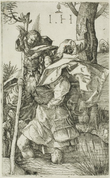 Saint Christopher, n.d. Creator: Hieronymus Hopfer.