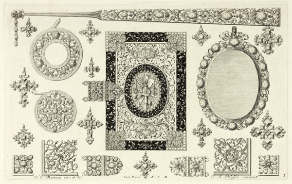 Designs for Jewelry, before 1697. Creator: Johann Andreas Pfeffel.