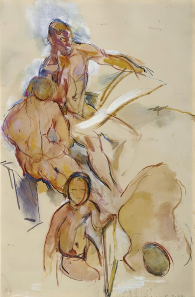 Justitia, 1921. Creator: Anton Kolig.