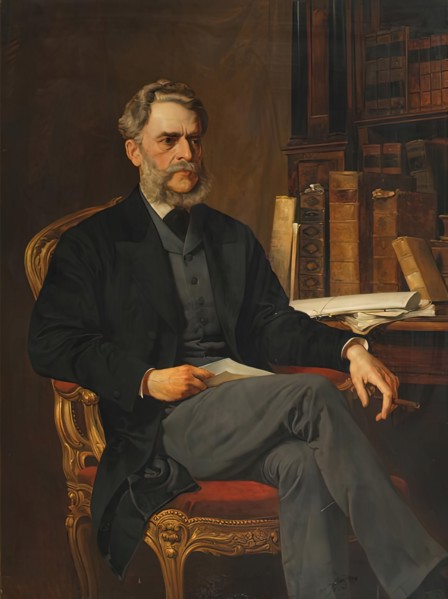 Leo Graf Thun-Hohenstein, c1881. Creator: August Eisenmenger.