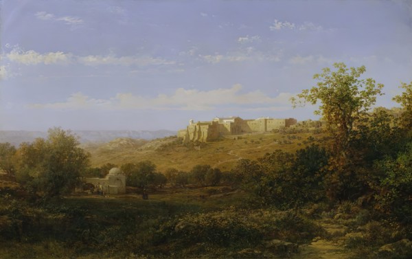 Convent in Bethlehem, 1882. Creator: Bernhard Fiedler.