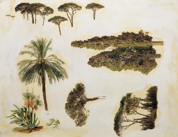 Tree Studies from Rome, 1846. Creator: Ferdinand Georg Waldmuller.
