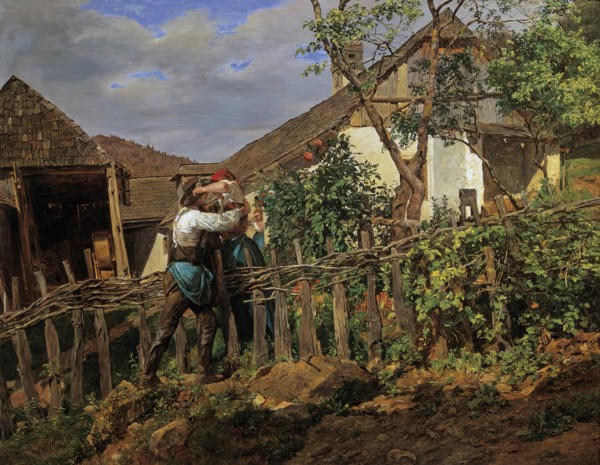 Neighbors, 1859. Creator: Ferdinand Georg Waldmuller.