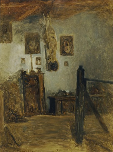 House in the artist’s birthplace, undated. (c1880s). Creator: Franz Rumpler.