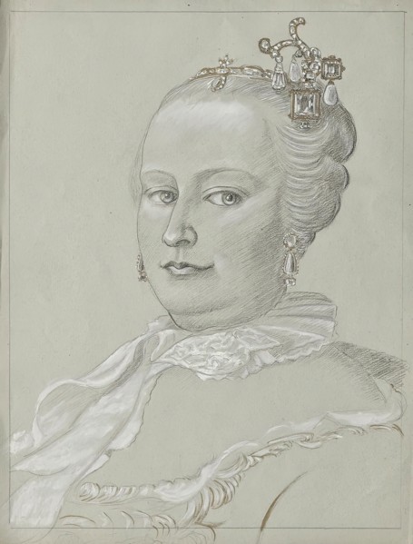 Empress Maria Theresa, undated. (c1900s) Creator: Franz von Matsch.