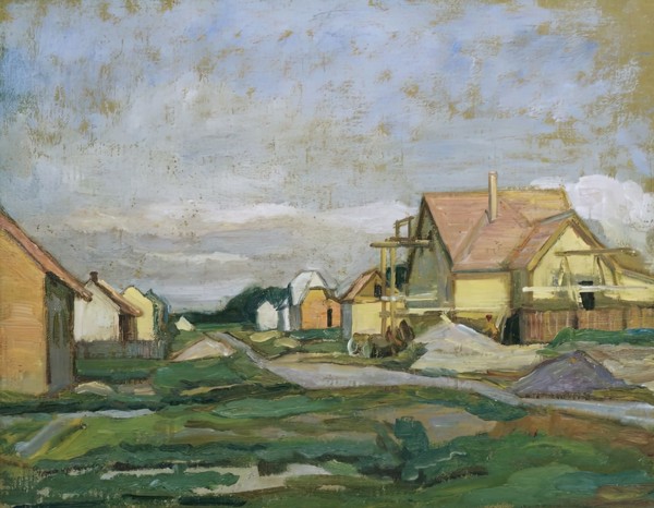 Suburban settlement, undated. (c1920s) Creator: Johanna Kampmann-Freund.