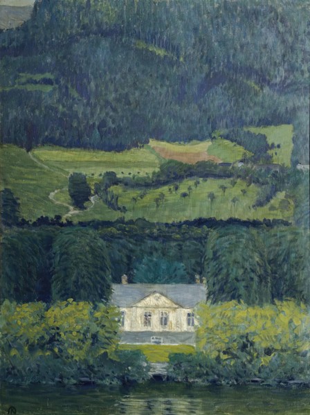 Country house by the water, 1908. Creator: Koloman Moser.