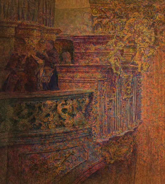 Church in Melk Abbey, c1907. Creator: Leopold Blauensteiner.