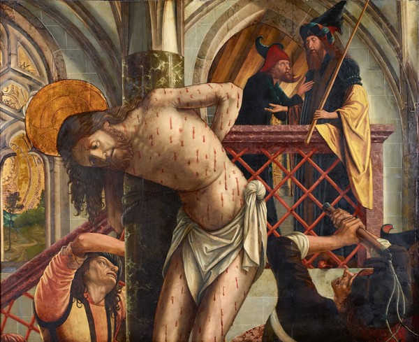 Flagellation of Christ (fragment), before 1497/1498. Creator: Michael Pacher.