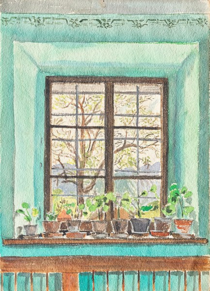 View from a window, c1910. Creator: Unknown.