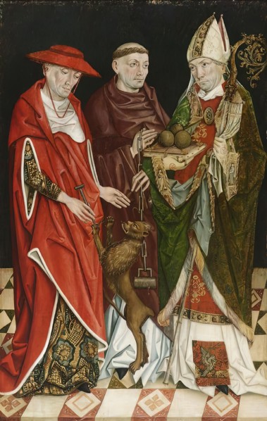Saints Jerome, Leonhard and Nicholas, 4th quarter of the 15th century. Creator: Upper Austrian painter.