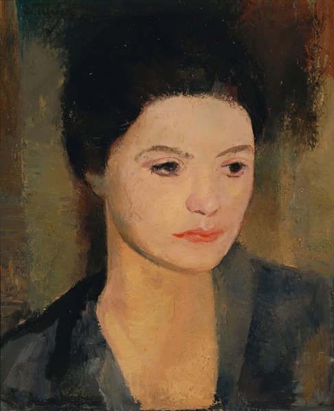 Artist’s wife, 1928. Creator: Viktor Tischler.