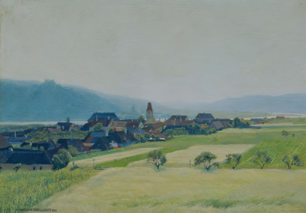 Tomorrow on the Danube, 1908. Creator: Anton Hans Karlinsky.