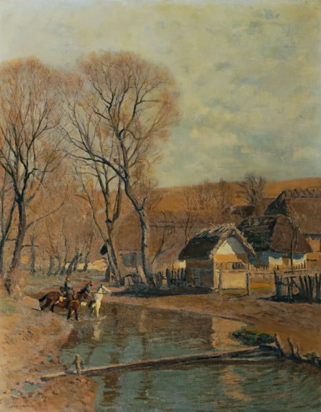 Early spring in eastern Galicia, 1917. Creator: Anton Hans Karlinsky.