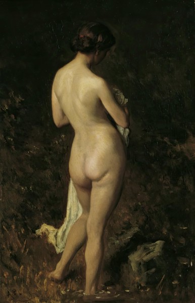 Bather, 1868. Creator: August von Pettenkofen.