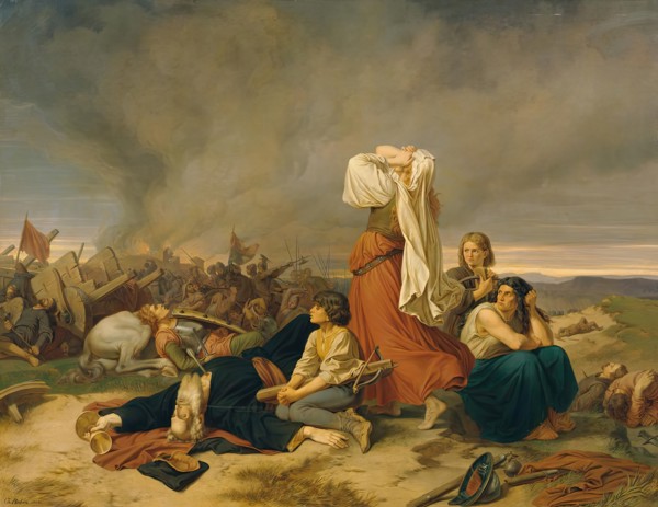 The Battle of Lipan in 1434, 1868. Creator: Christian Ruben.