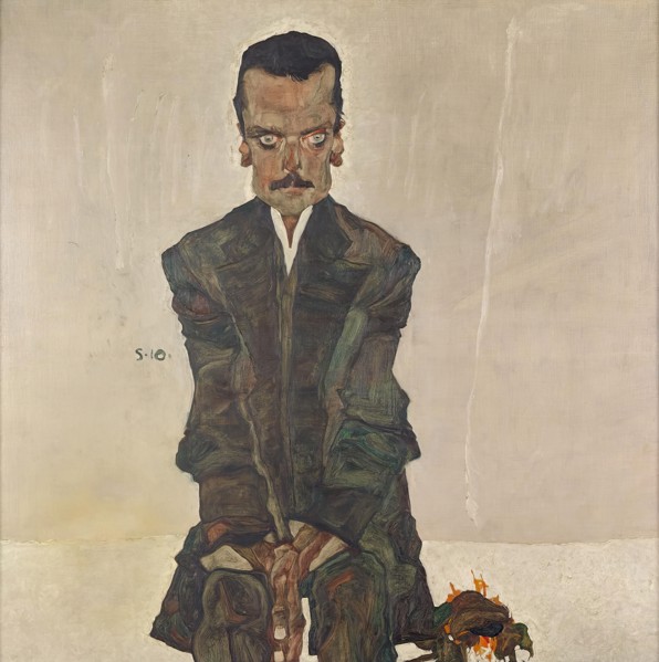 Edward Kosmack, 1910. Creator: Egon Schiele.