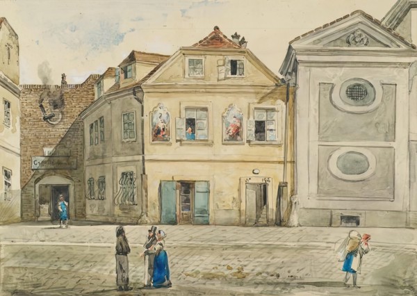 The executioner's house in Vienna, undated. Creator: Emil Hutter.