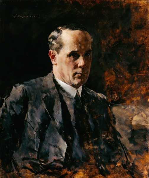 Self-portrait, 1925. Creator: Fritz Rojka.