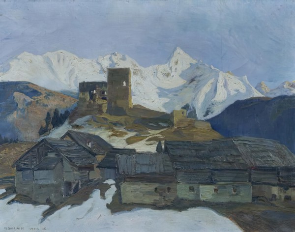 Winter in Ladis (Tyrol), 1925. Creator: Mathilde Sitta-Alle.