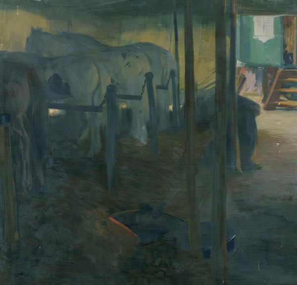 Circus Study (At the Longe), 1910. Creator: Otto Friedrich.