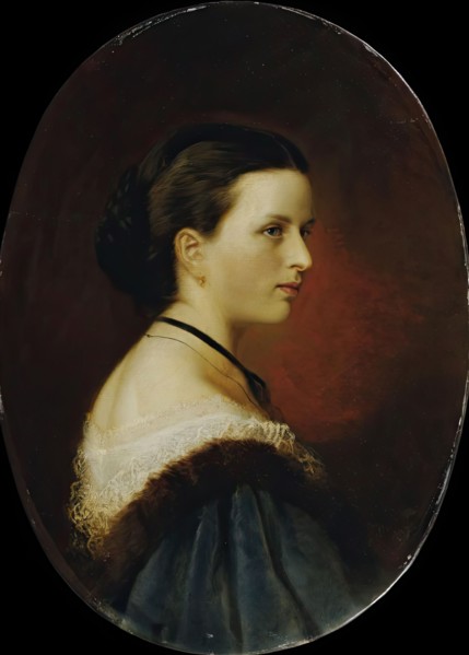 Bertha von Thoren, 1857. Creator: Otto von Thoren.