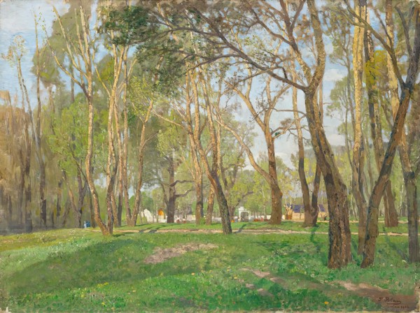 Krieau in the Prater, 1902. Creator: Tina Blau.