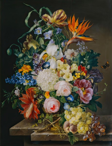 Flower piece, 1831. Creator: Franz Xaver Petter.