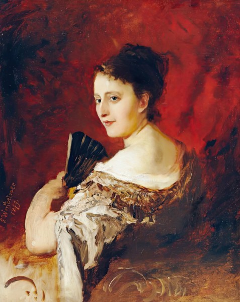 Theresia Fritz aged around 18, 1879. Creator: Gustav Wertheimer.