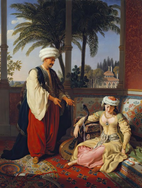 The Turkish Woman ("Infidelity"), 1825. Creator: Johann Peter Krafft.