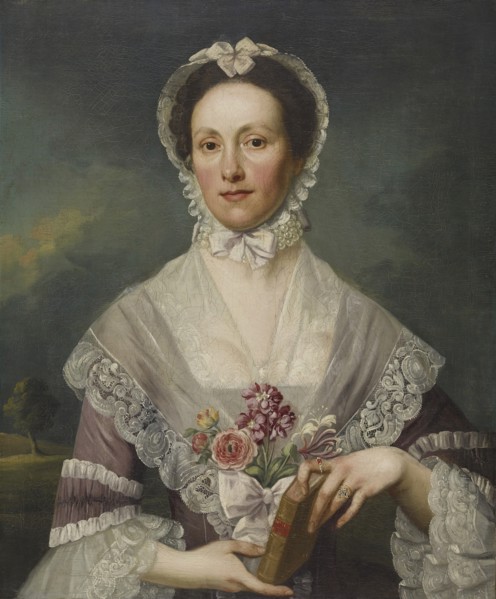 Portrait of a Lady Holding a Book, c1740-49. Creator: George Beare.