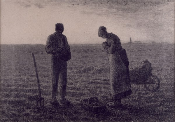 The Angelus, c1860. Creator: Jean Francois Millet.