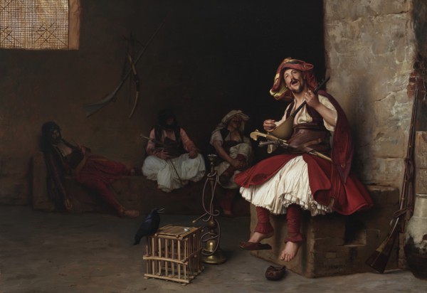 Bashi-Bazouk Singing, 1868. Creator: Jean-Leon Gerome.