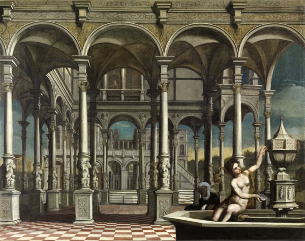 David and Bathsheba, 1540-1549. Creator: Paris Bordone.
