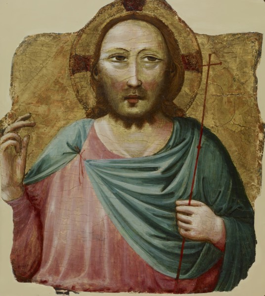 The Blessing Christ, 1340-1349.  Creator: Pietro da Rimini.