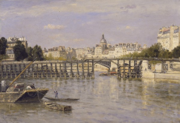 The Estacade Bridge, 1880. Creator: Stanislas Lepine.
