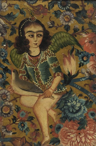 Angel with Bird, 19th century. Creator: Unknown.