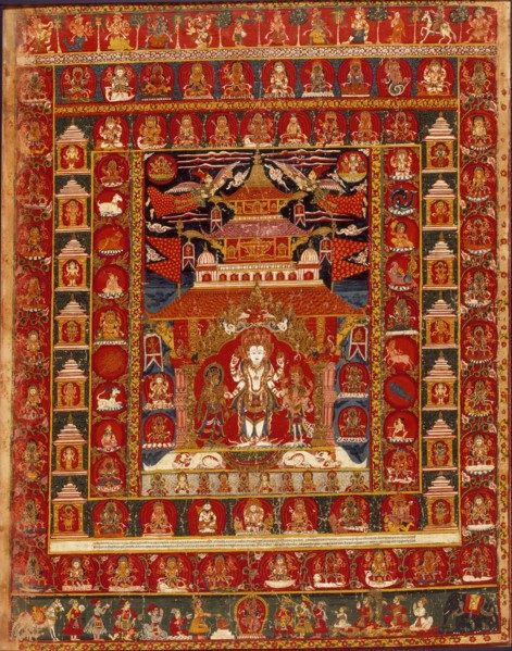 Mandala of Vishnu, 1681. Creator: Anon.