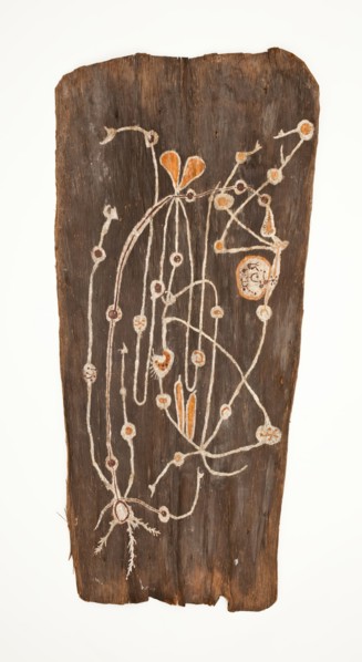 Bark Painting, 1900. Creator: Paddy Compass Namatbara.