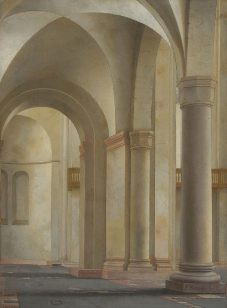 Interior of the Mariakerk, Utrecht, 1651. Creator: Pieter Jansz Saenredam.