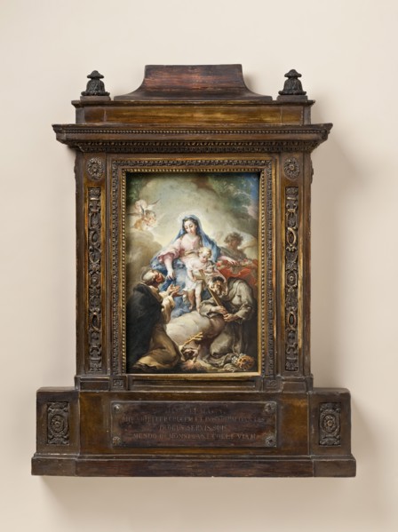 Virgin with St. Francis and St. Dominic, c1790. Creator: Vicente Lopez y Portana.