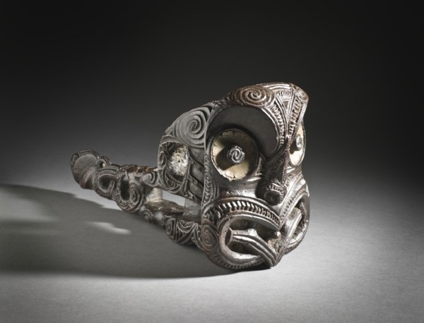 Carved Bar (paepae), c.1800. Creator: Unknown.