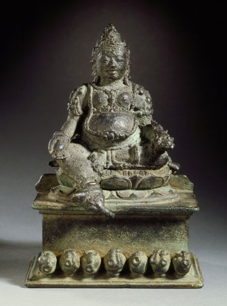 Kubera, The God of Riches, early 9th century. Creator: Unknown.