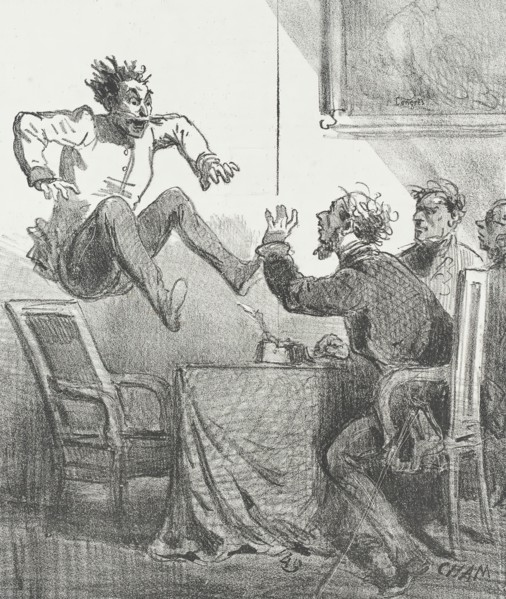 Voyons cher ami! Calmez vous! Il faut pourtant que nous en parlions un peu de la Vénétie, 1866. Creator: Cham.