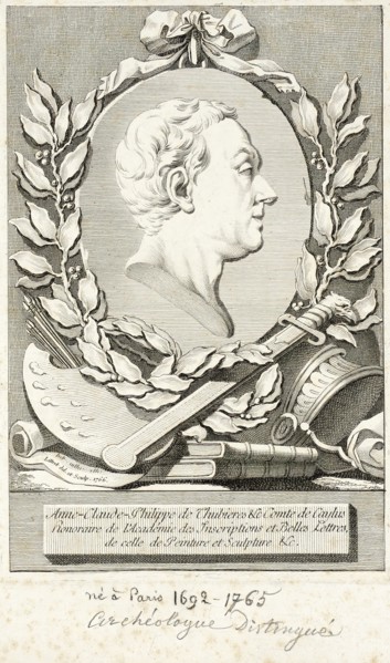 Portrait of Anne-Claude-Philippe de Thubieres, 1766. Creator: Claude Antoine Littret de Montigny.