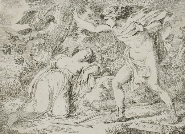 Procris and Cephalis, 1804. Creator: Francesco Bartolozzi.