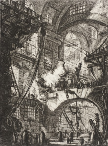 The Smoking Fire, 1761. Creator: Giovanni Battista Piranesi.